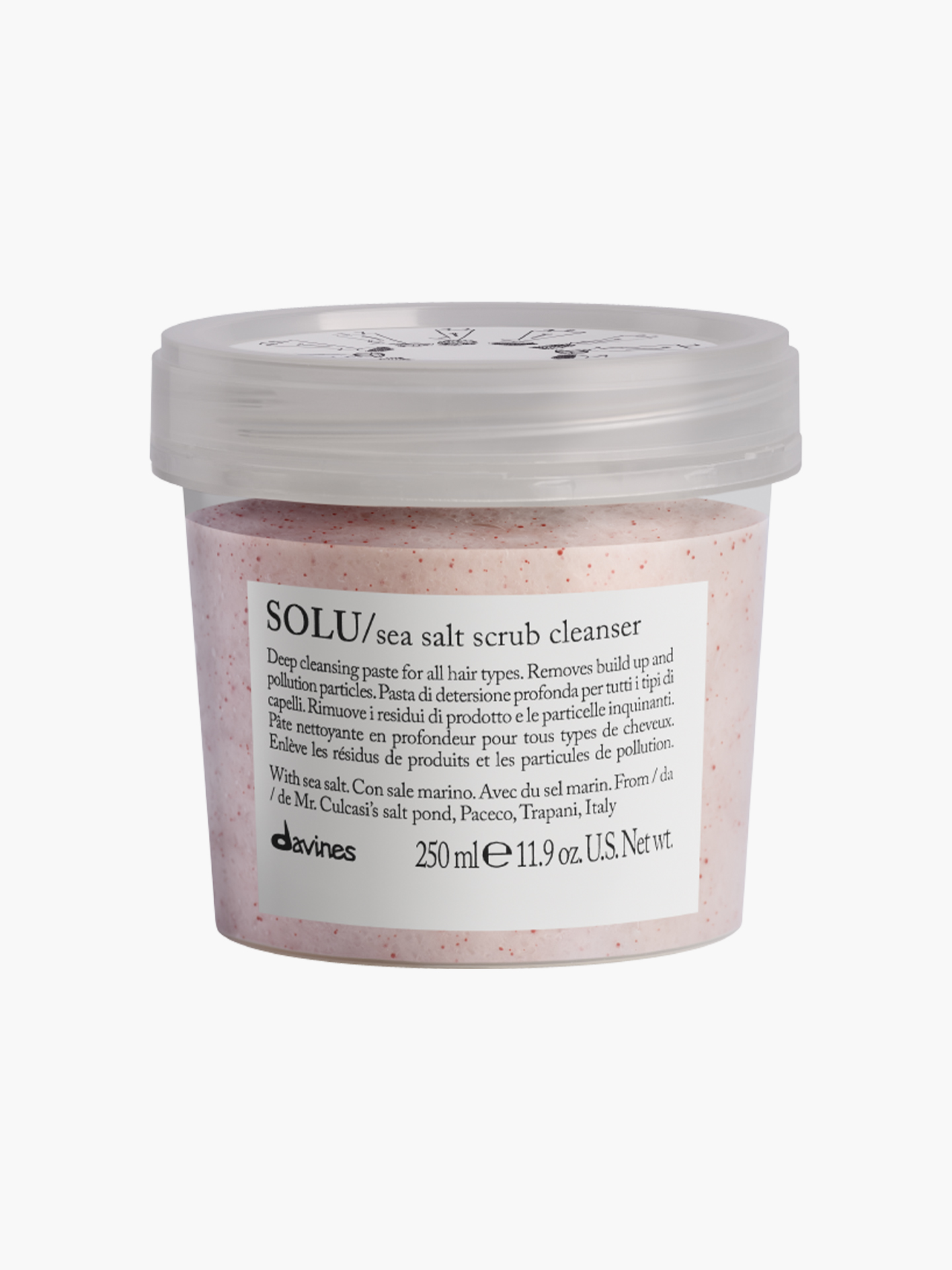 Davines Solu Sea Salt Scrub Cleanser 250ml