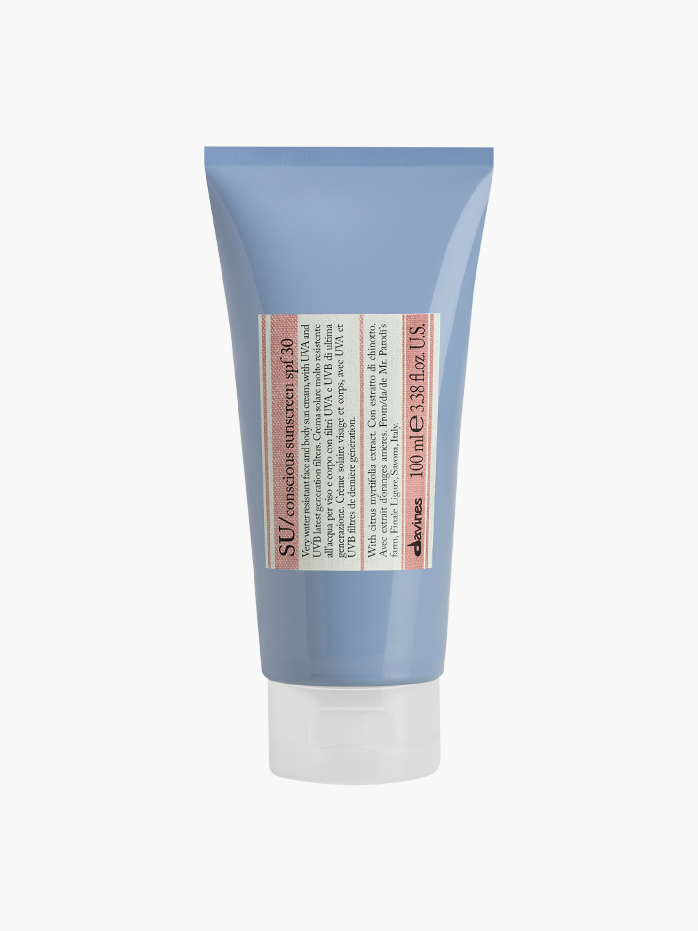 Davines Su Conscious Sunscreen Spf30 100ml