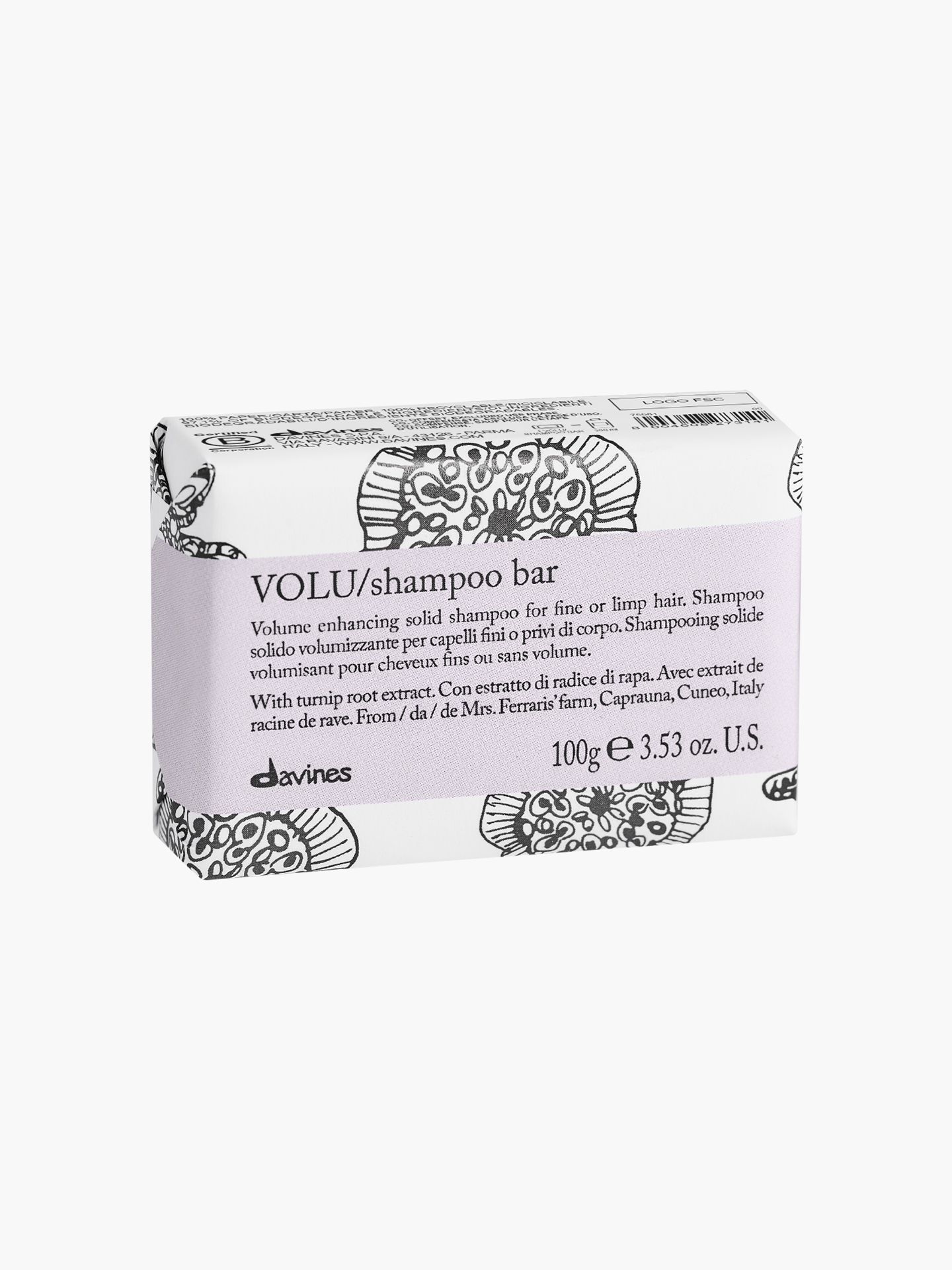 Davines Volu Shampoo Bar 100gr